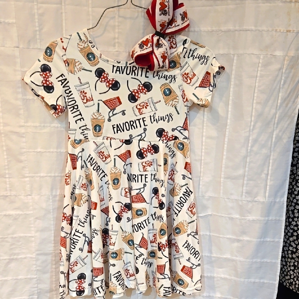 Kids Favorite Things Dress with Bow